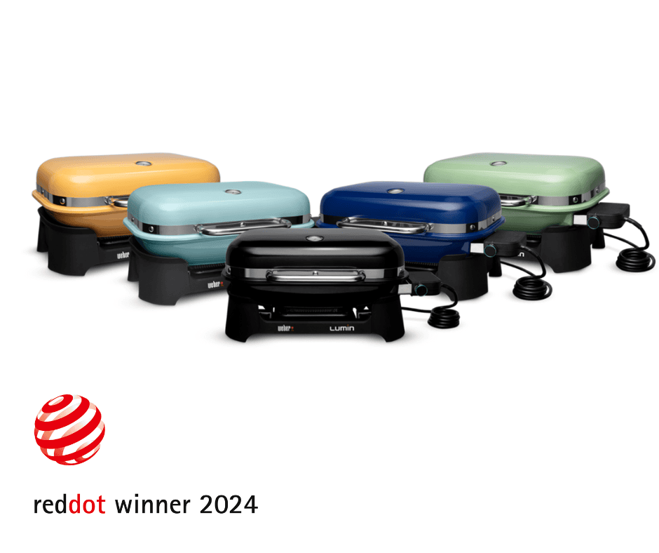 IL BARBECUE ELETTRICO WEBER LUMIN OTTIENE IL
PRESTIGIOSO RED DOT AWARD PER IL DESIGN DI PRODOTTO