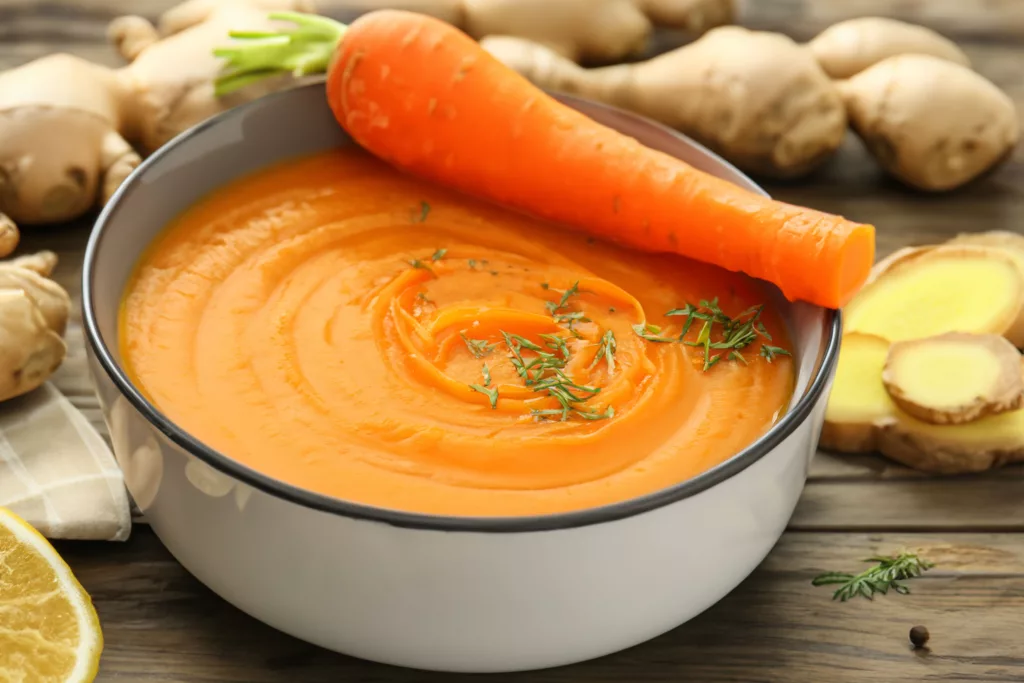 Crema di carote e zenzero