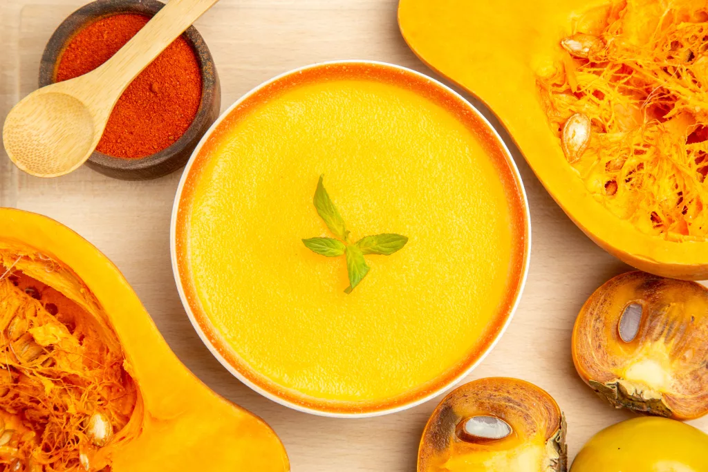 Crema di zucca e curcuma